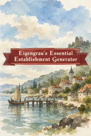 Der Rollenspieler bespricht – Eigengrau´s Essential Establishment Generator